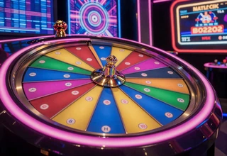 Crazy Time Live Game Show von Evolution Gaming mit buntem Gl&uuml;cksrad